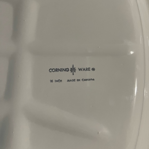 Corning Ware Blue Cornflower Meat Platter 16” P-19 In Box - Picture 5 of 15